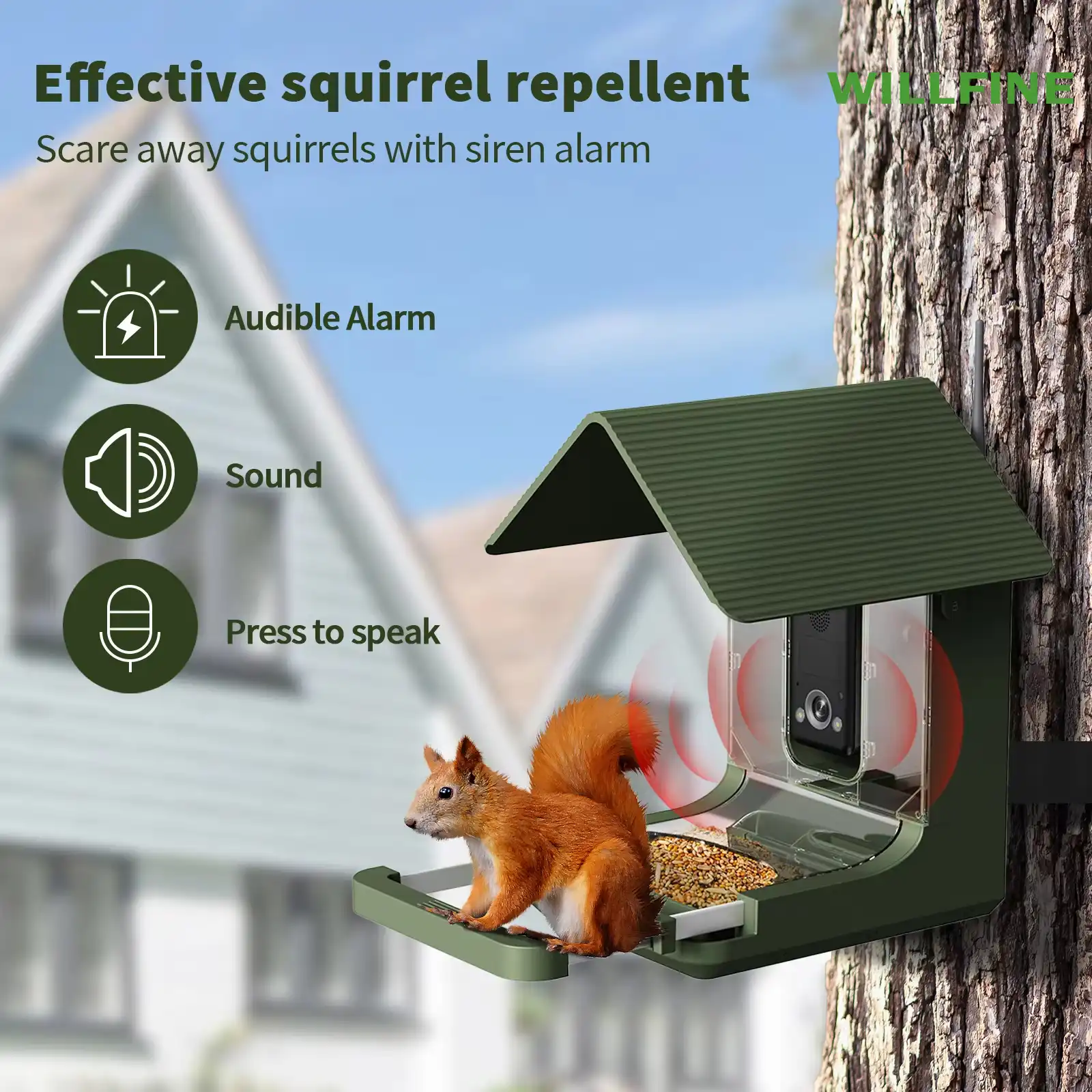 Bird feeder baffles are dome- or cone-shaped guards that prevent squirrels