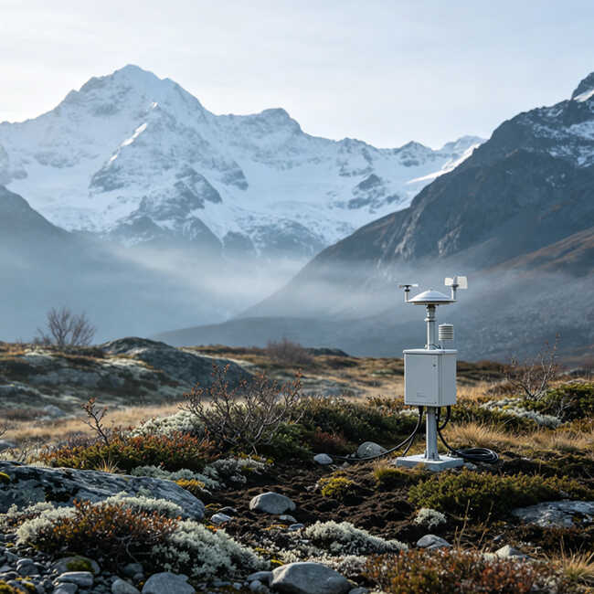 High-altitude ecological monitoring field deployment